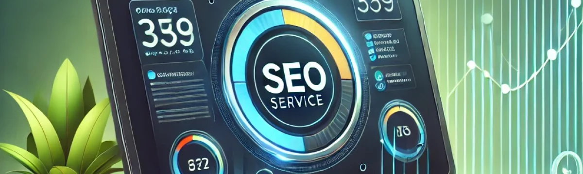 DALL·E 2024-11-29 20.21.46 – A sleek and professional blog post banner for ‘On-Page SEO Service.’ The design includes a modern laptop with a webpage showing SEO-related analytics, On-Page SEO Services YouTube Video SEO
